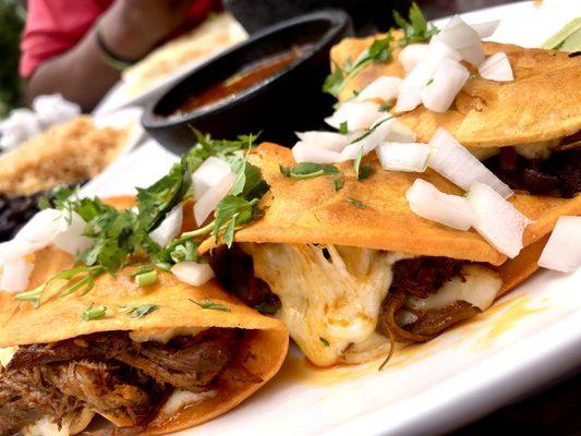 Birria Tacos w/Consommé...