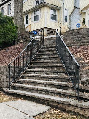 Custom stair railing