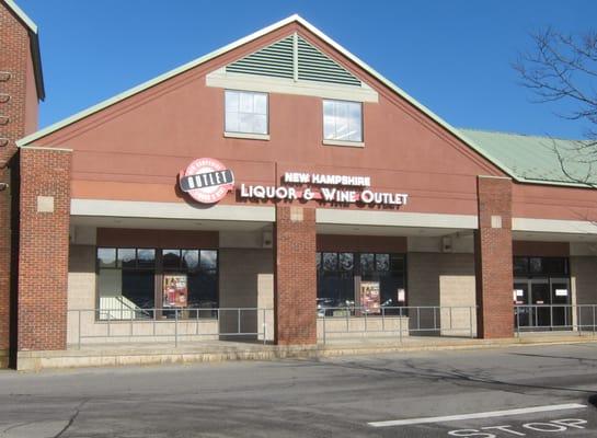 The new location, at the front of the lot where Blockbuster Video used to be.