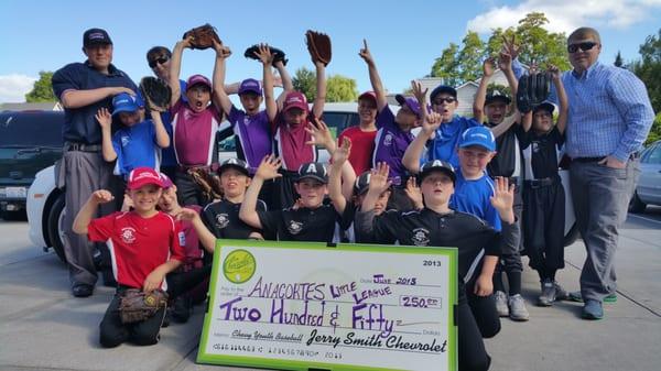 Jerry Smith Chevrolet Supports Anacortes Little League