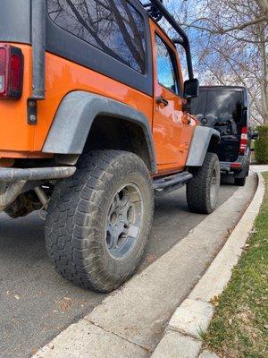 Open country's on my Jeep!