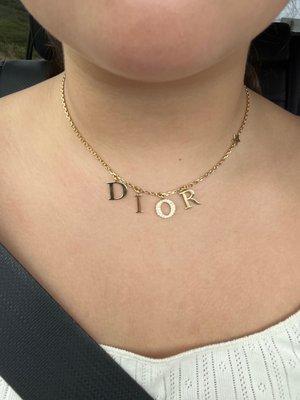 dior necklace!!!