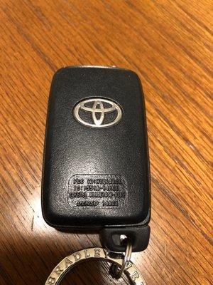 Replacement key fob