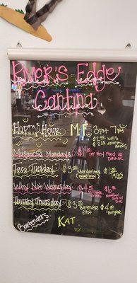 Happy Hour Specials April 2018