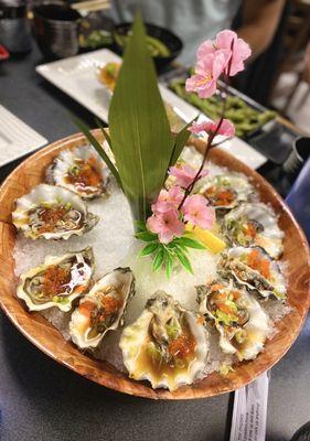 oysters 12 pc for $33.95 (special - limited time)