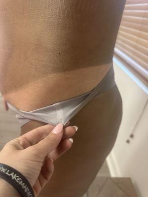 Dark spray tan