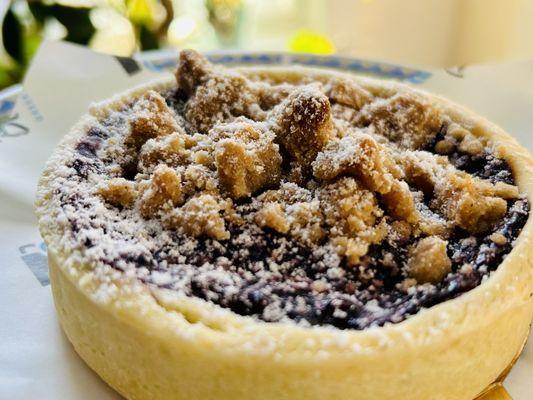 Blueberry Crumble Tart