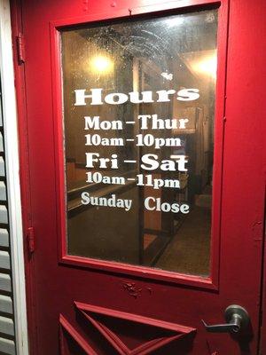 Business hours