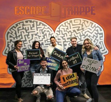 Having Fun at Escape Trappe