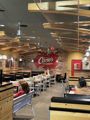 Inside Raising Cane's Sparks location