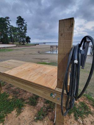 Clean and keep what you catch from the main lake. Cleaning stations available at each pier.