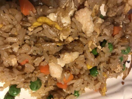 Their delicious chicken fried rice that my kids love