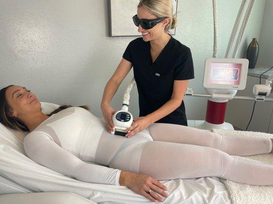 Icoone Laser Treatment to help tighten & tone