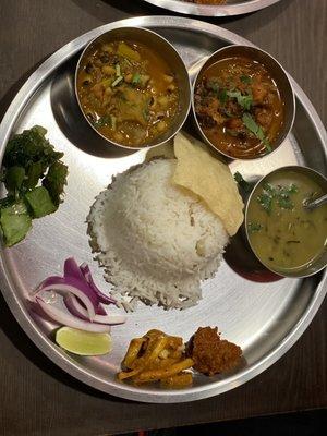 Fish thali