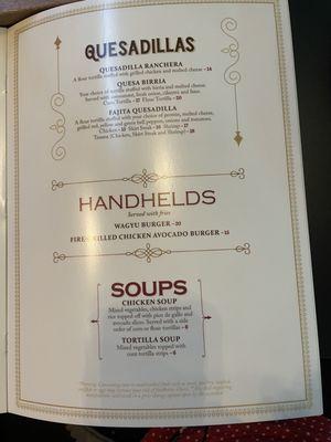 Soups and sandwiches