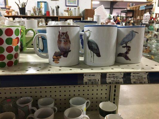 Bird mugs