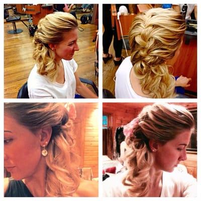 One of my favorite bridesmaid hairstyles of all time by Ana Roussev! She is so talented!