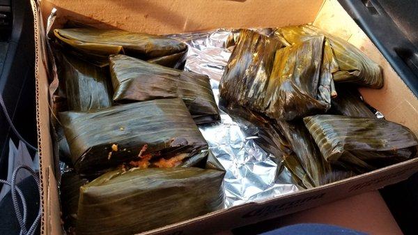 Huge and delicious tamales!