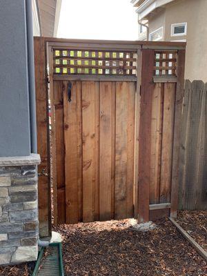 Gate installation