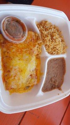 The enchilada lunch.