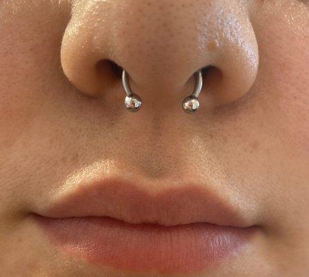 Septum up close