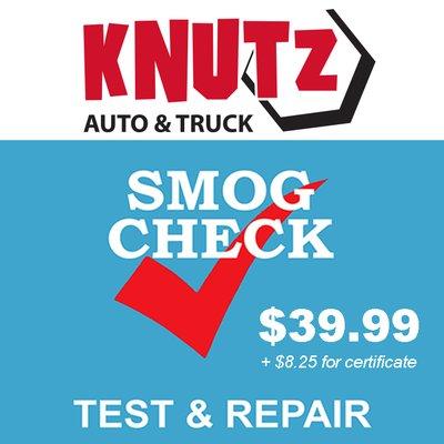 WE CAN SMOG YOUR 2000 OR NEWER VEHICLE