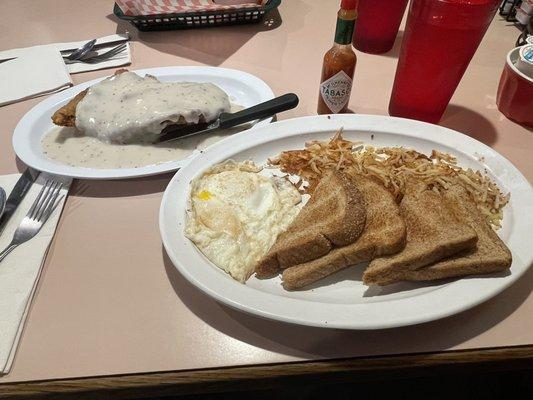 Chicken Fried Steak Breakfast