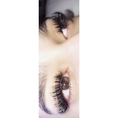 Strip lash look