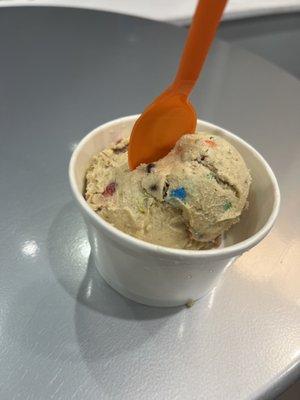 Oatmeal M&M cookie dough