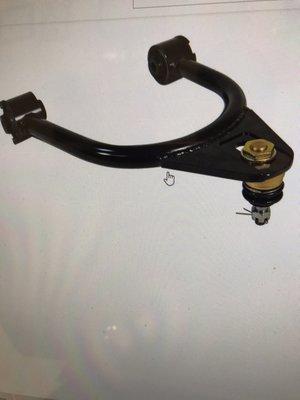 Aftermarket front camber/caster adjustable arm