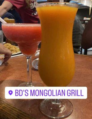 Strawberry margarita and Mango madness