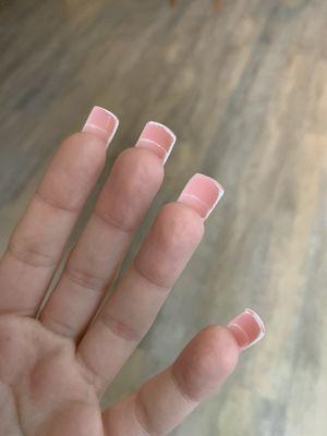 Terrible set, worst nail experience I've ever had.