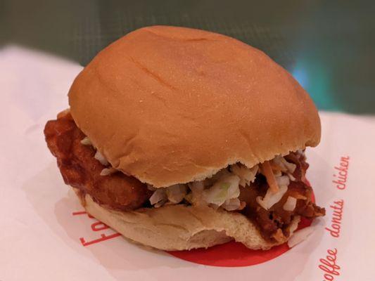 03/22/23 BBQ Chicken Sandwich -  Fried Chicken Breast, Coffee BBQ Sauce, Rooster Slaw, Potato Roll