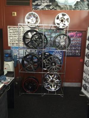 All types of wheels sold here