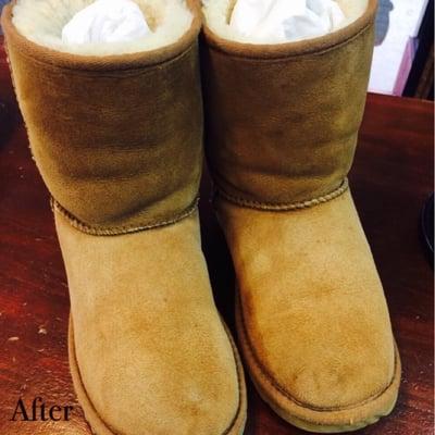 Ugg's boot after cleaning!!