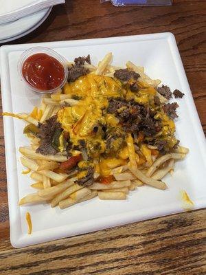 Cheesesteak fries