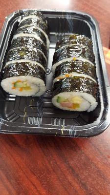 Kimbap.  With spam.  How the hell was it fishy?!