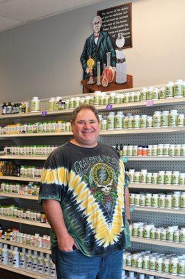 Owner of Burman's Health Shop Marty Burman