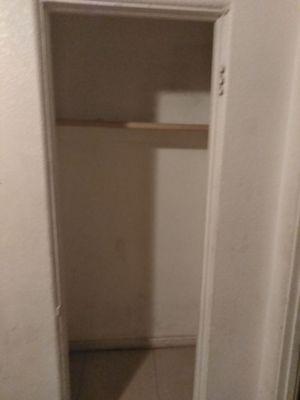 No closet door and more filth