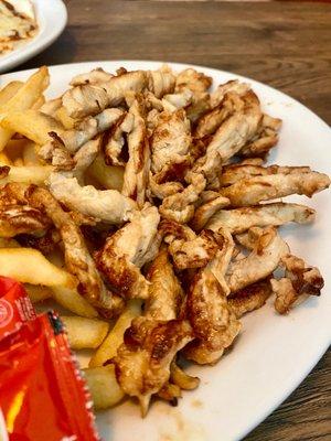 Grilled Chicken and Fries