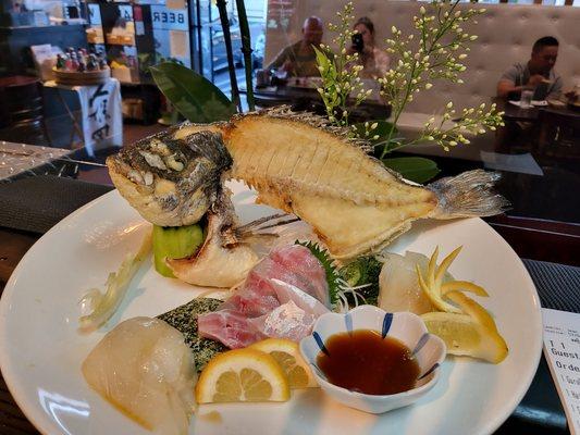 Guro dai sashimi & Fried .