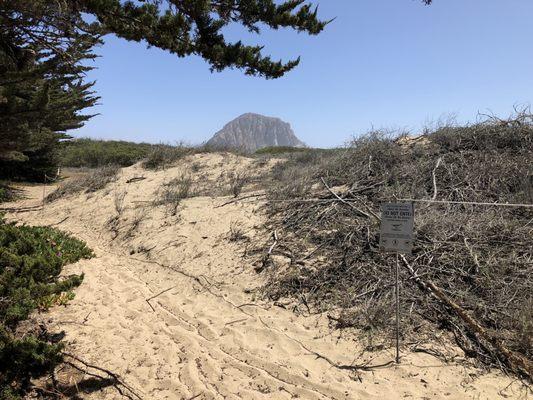 Beach access from Cloisters Park