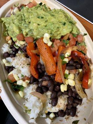 Veggie bowl - they're still out of lettuce unfortunately