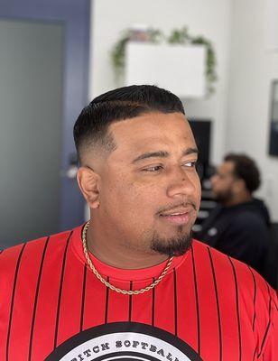 Combover w/ fade