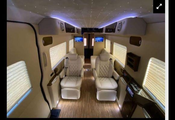 Luxury sprinter van