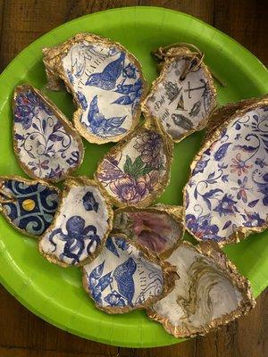 Decoupage Jewerly Dishes