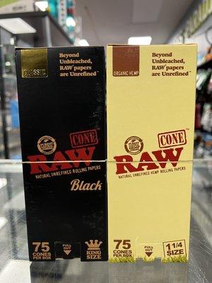 Raw 75 count cones