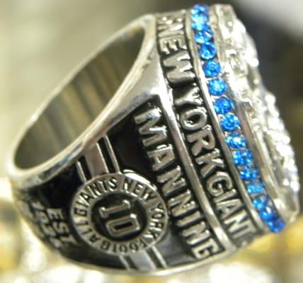 new york giants eli manning Superbowl replica ring