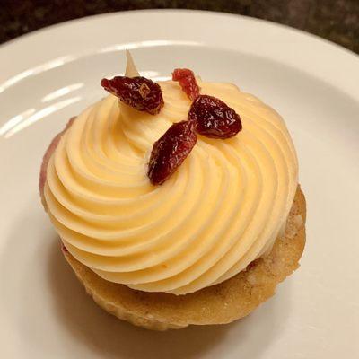 Cranberry Orange Cupcake