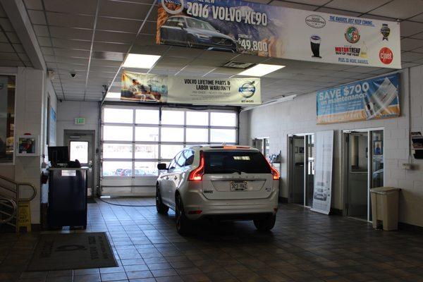 Our service department is welcoming and has a shuttle service that will take you home, shopping or back to work!